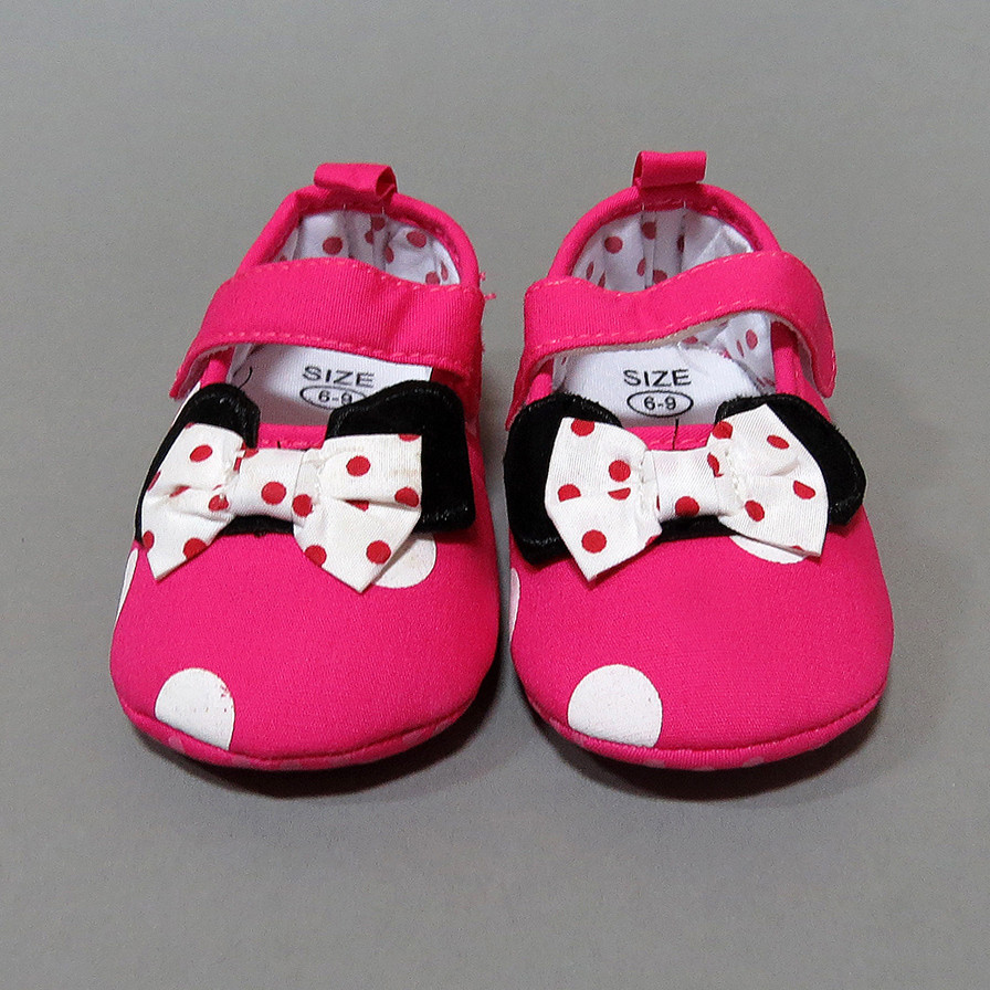 

Пинетки Minnie Delebao Baby для девочки 12 см (длина подошвы) Розовые 17050
