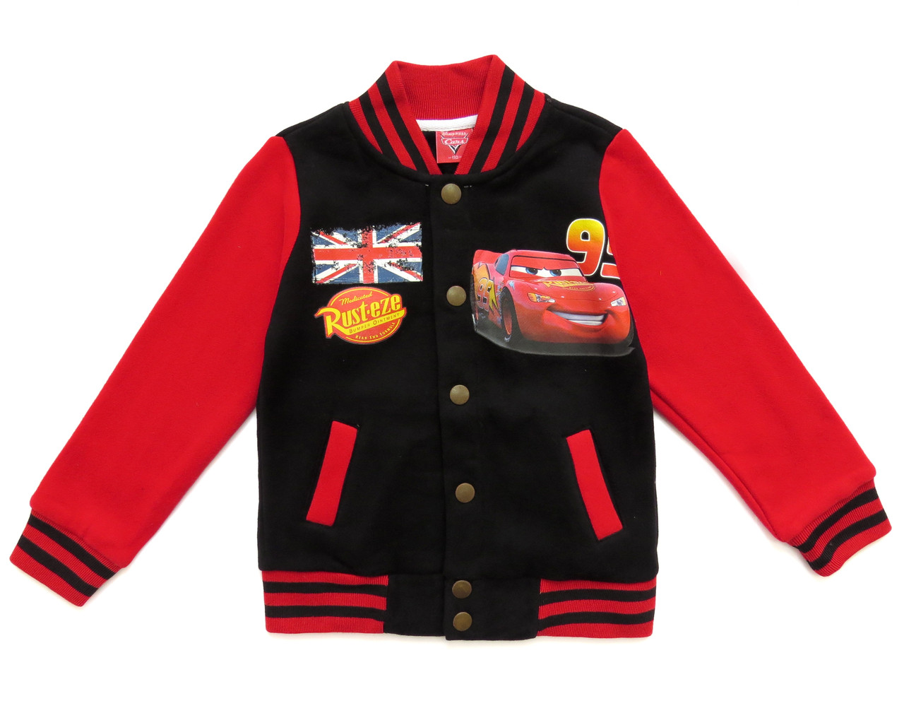 

Теплый бомбер Disney Cars для мальчика 150 см Черный с красным 7946
