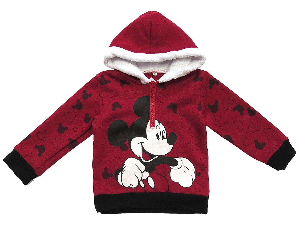 

Теплая кофта Mickey Mouse Mini Son baby для мальчика 80 см Бордовая 5937