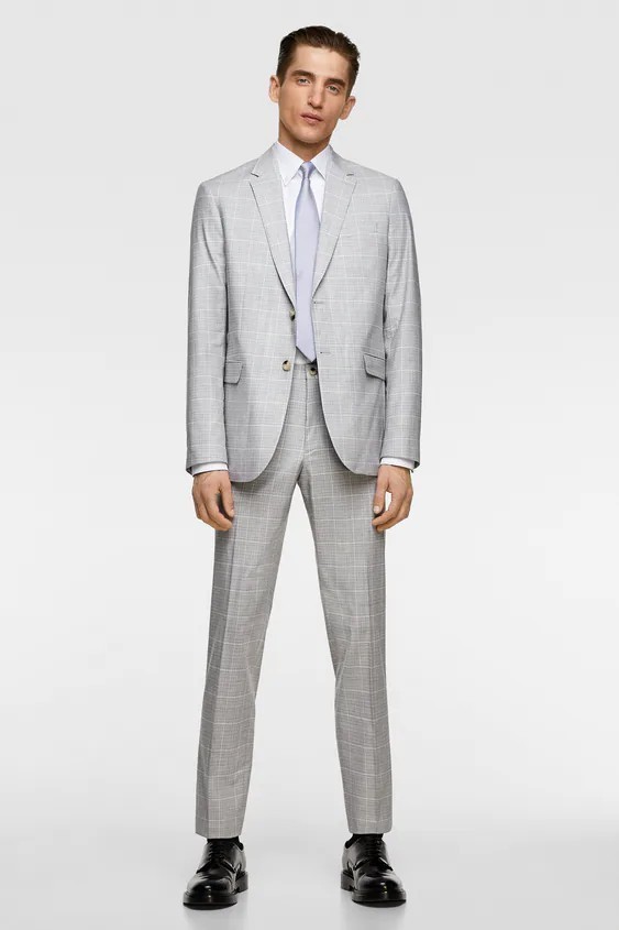 

Брюки Zara серые классические 44 (0706 335 811)