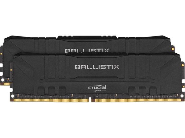 

Оперативная память Crucial 16 GB (2x8GB) DDR4 3200 MHz Ballistix Black (BL2K8G32C16U4B)