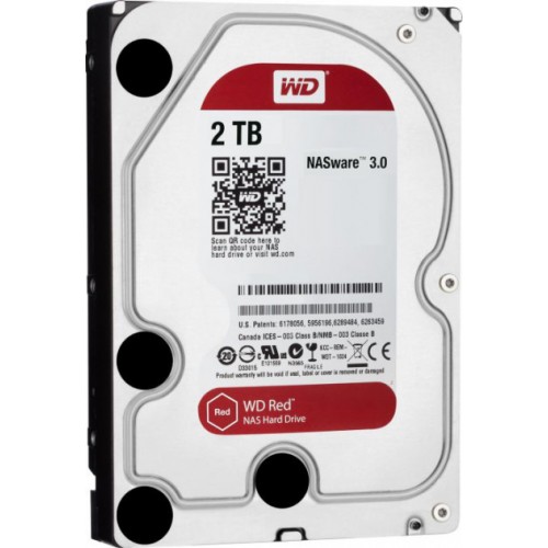 

Жесткий диск Western Digital Red 2TB 5400rpm 256МB WD20EFAX 3.5" SATA III