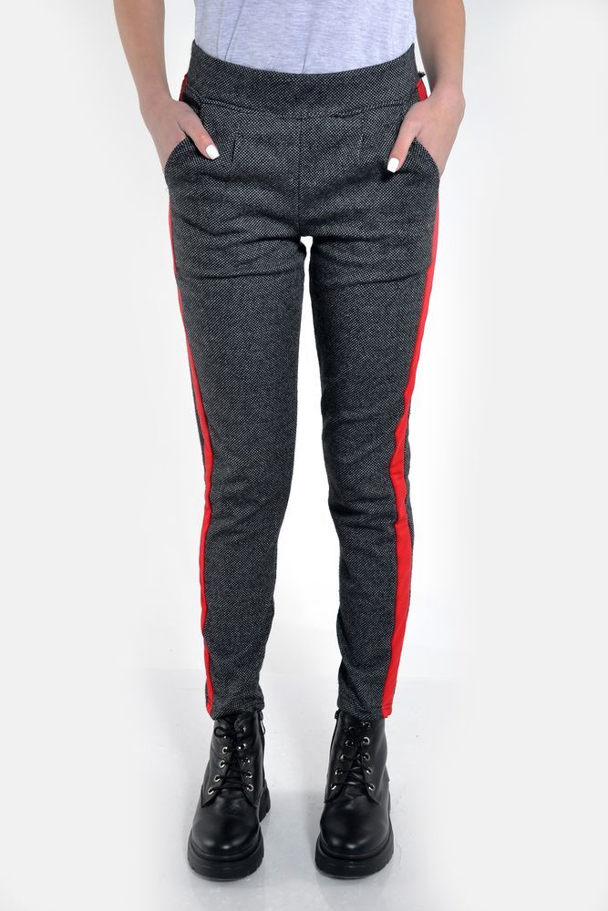 

Брюки женские цвет Серокрасный размер S FG_00495