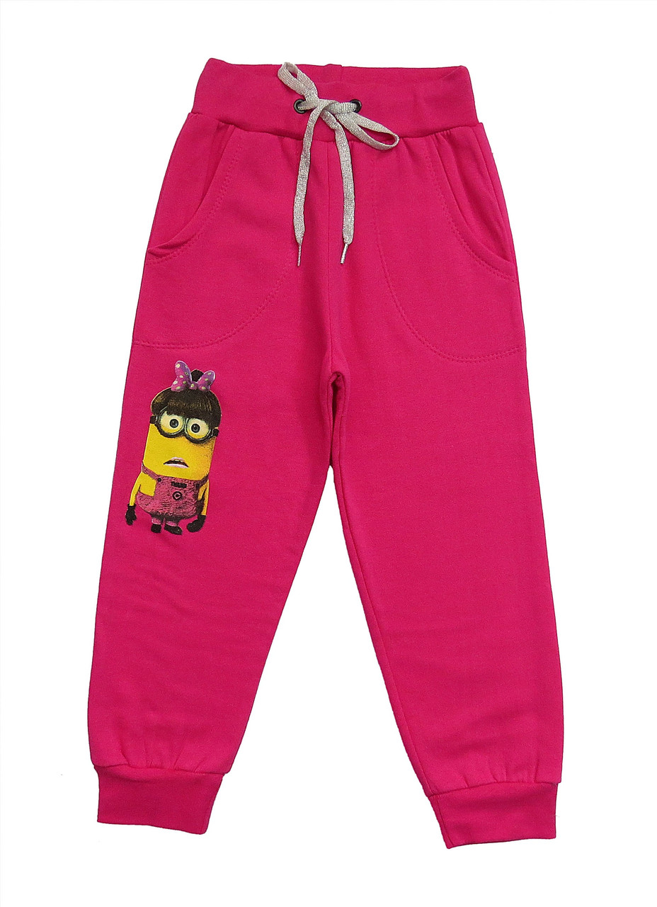 

Теплые спортивные брюки Minions Kids Wear для девочки 116 см Малиновые 11855