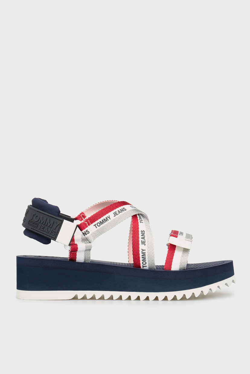 

Женские синие сандалии LUREX WEBBING STRAPPY SANDAL Tommy Hilfiger 37 EN0EN01325