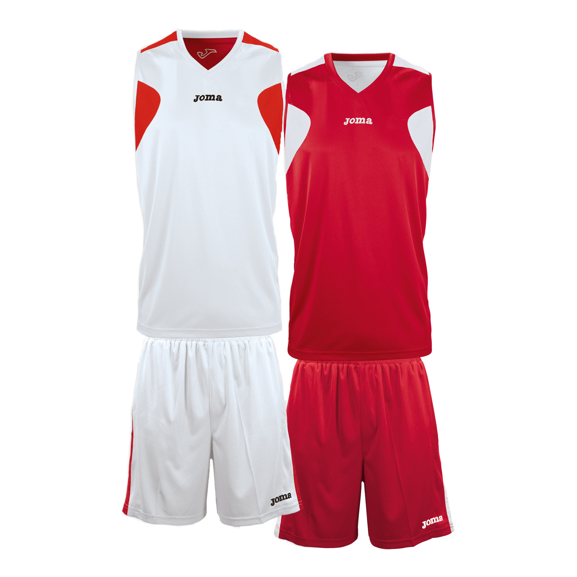 

Баскетбольная форма Joma REVERSIBLE BASKET SET 1184.003 цвет: красный, белый, размер M-L