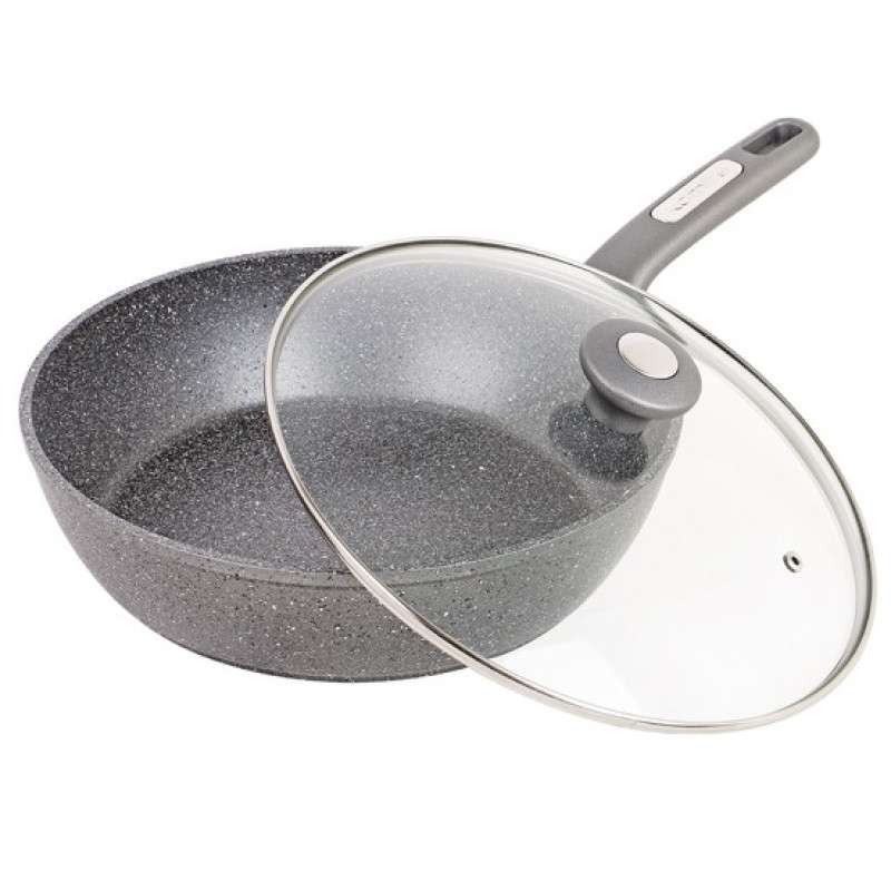 

Сотейник 28см с крышкой и гранитным покрытием из алюминия 4277GR Kamille