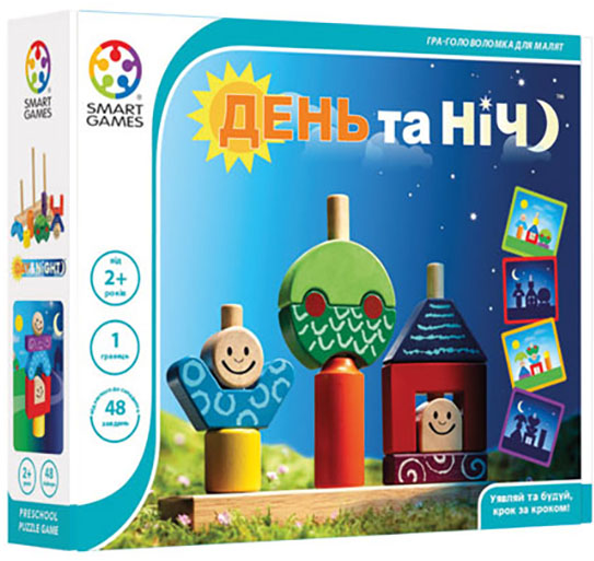 

Настольная игра Smart Games День и ночь (SG 033 UKR) (5414301521914)