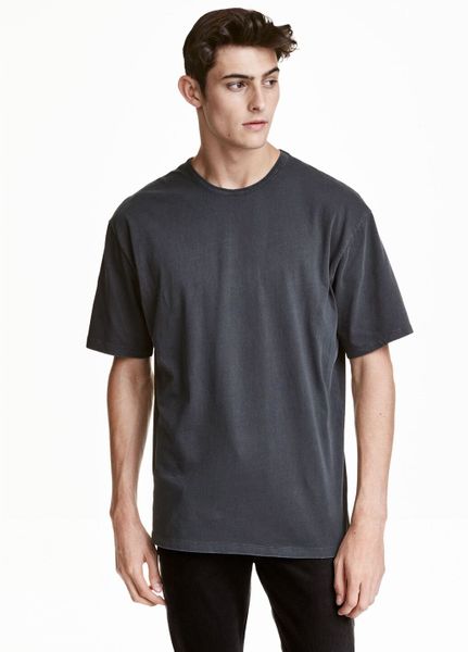 

Футболка мужская H&M XS Синяя (1081-966)