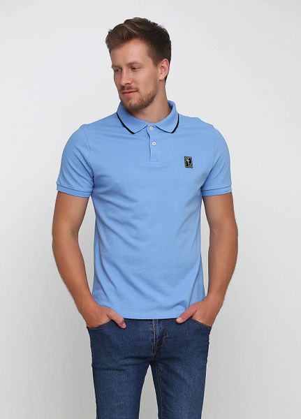 

Футболка мужская H&M XS Голубая (1092-986)
