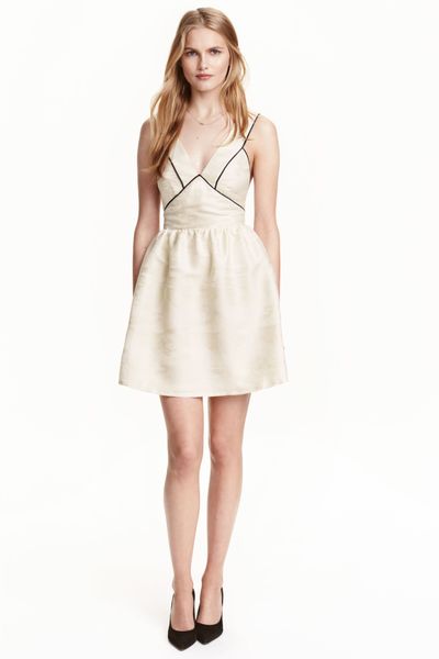 

Платье H&M S Кремовое (1201-708)