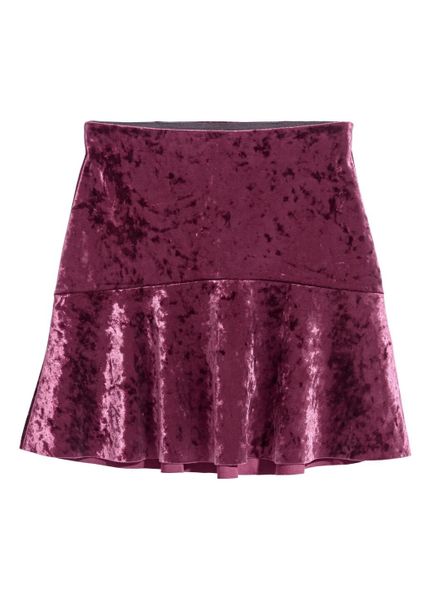 

Юбка H&M S Бордовая (1099-194)