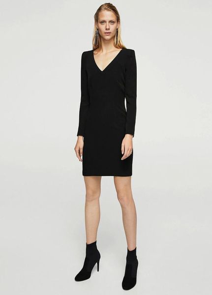

Платье MANGO S Черное (1090-210)