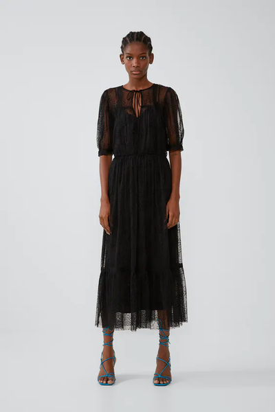 

Платье Zara XXS Черное (1201-455)