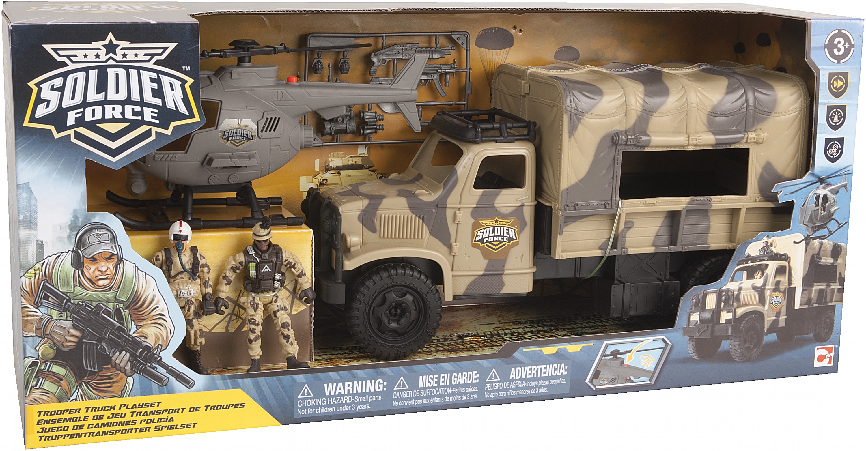 

Игровой набор Chap Mei Солдаты Trooper Truck (545108) (4893808451084)