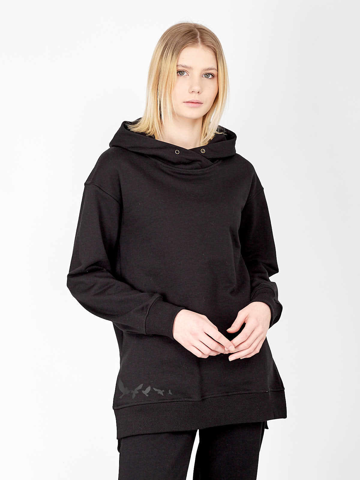 

Худи женские Fromus удлиненный диагональ XL/XXL(48-50) Молочный 2485-17
