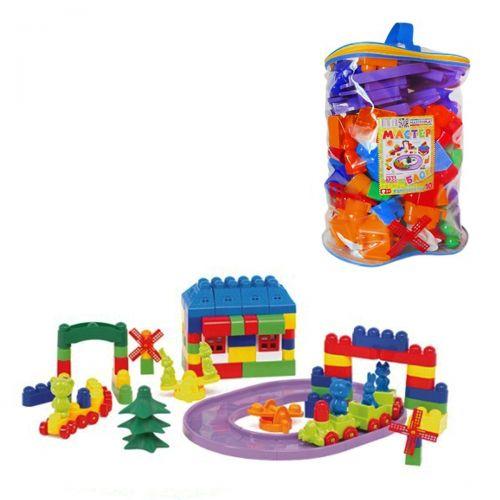 

Конструктор Colorplast "Мастер Блок" №10, 135 детали 1-032