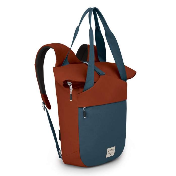 

Рюкзак Osprey Arcane Tote Pack Umber Orange/Stargazer Blue (оранжевий)