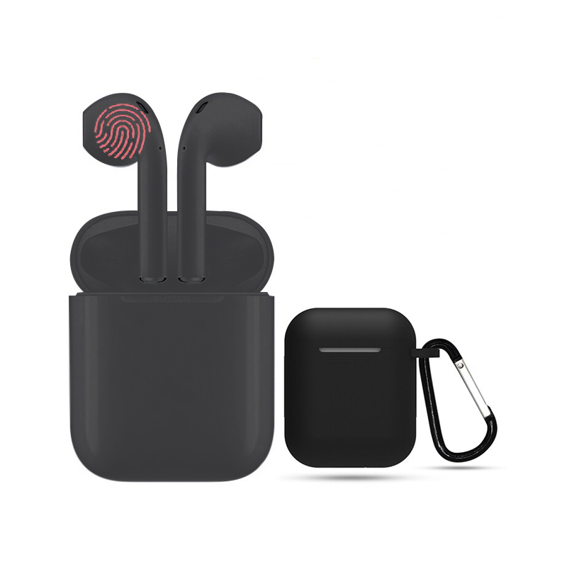 

Навушники Bluetooth TWS i77 Touch + Case чорні матові
