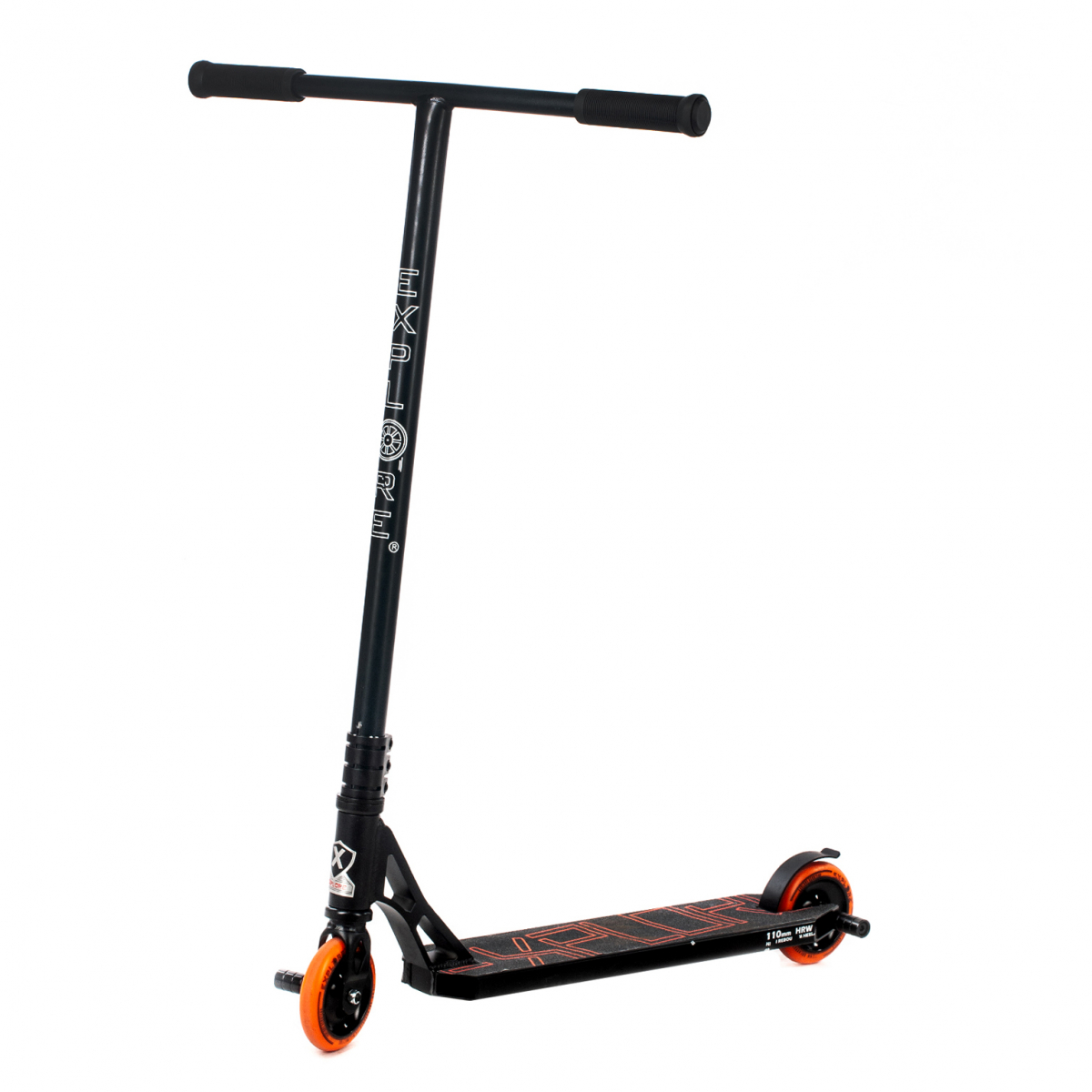 

Трюковый самокат HARD II Explore, HIC, с пегами, диаметр колес 110 мм, оранжевый