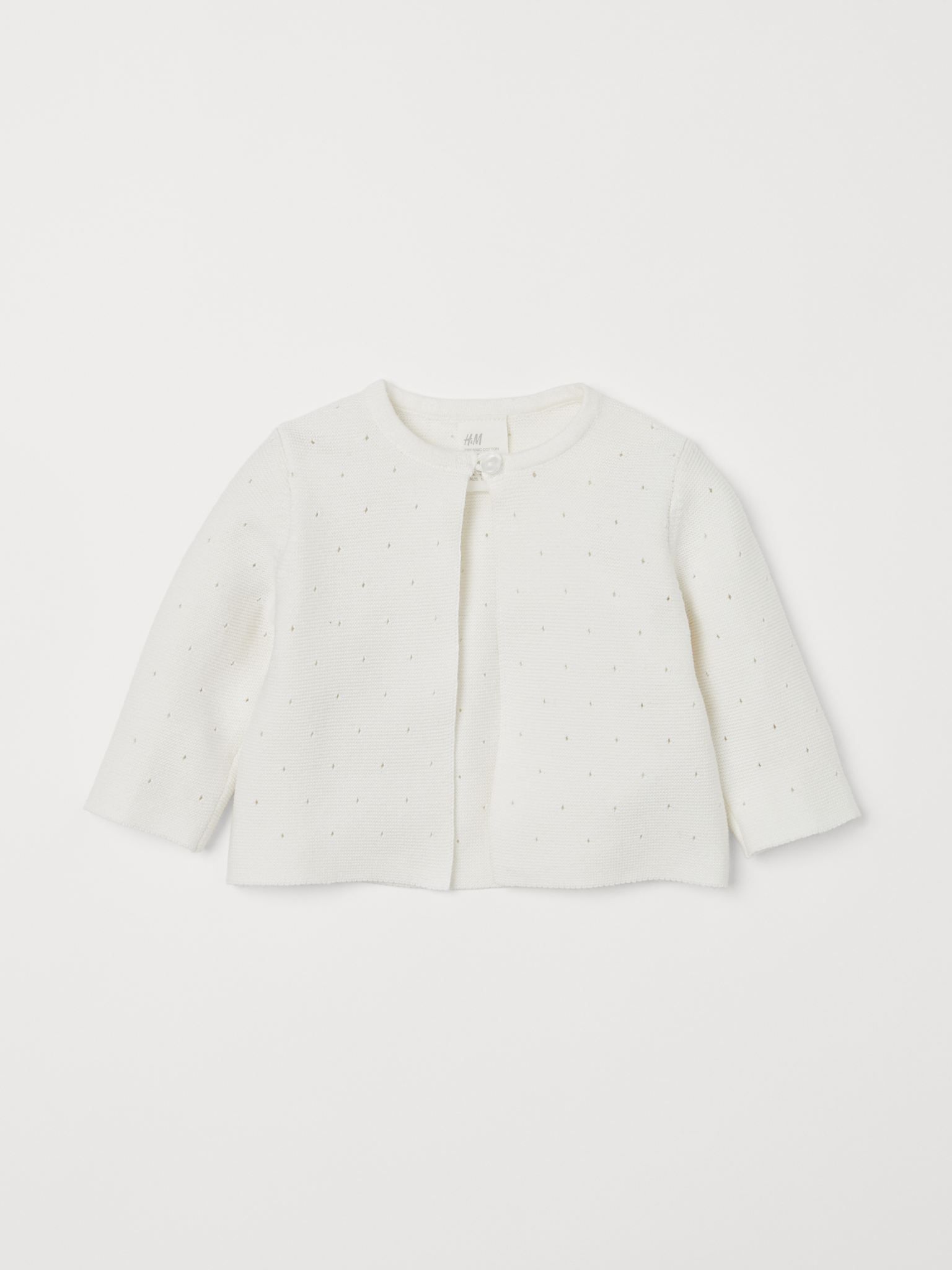 

Кардиган H&M 303-8293901 56 см Белый