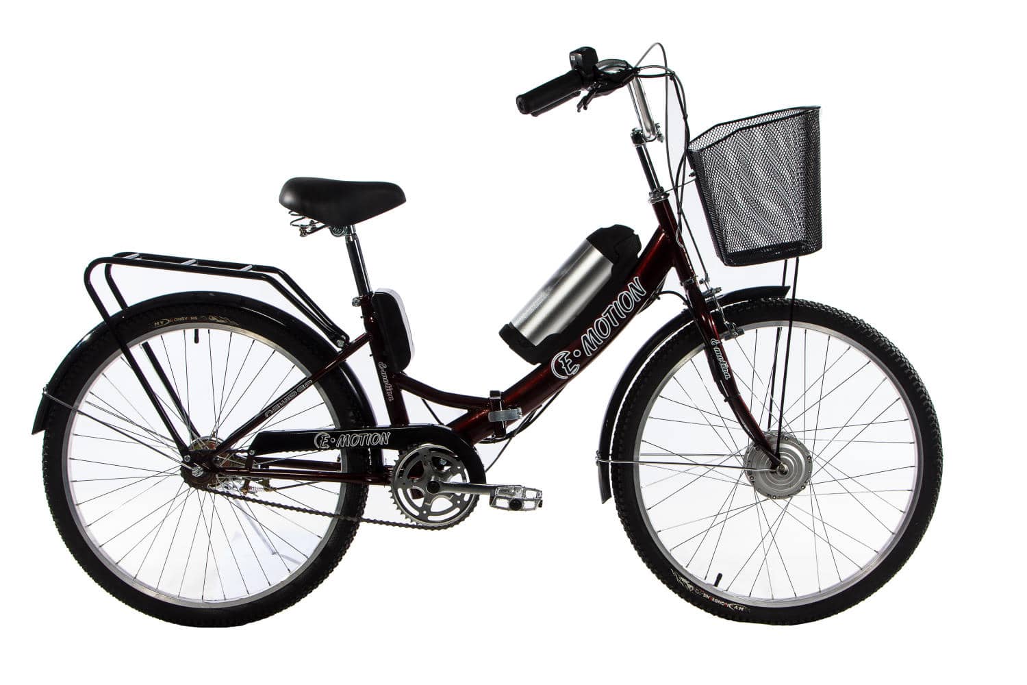 

Электровелосипед складной E-motion с низкой рамой 36V 10Ah 350W темно-красный (21NRED)