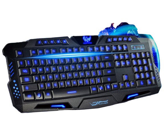 

Игровая клавиатура с 3-х цветной подсветкой M200