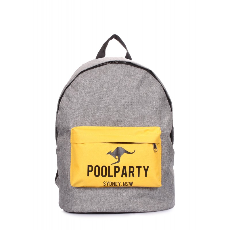 

Повседневный рюкзак POOLPARTY (backpack-yellow-grey)