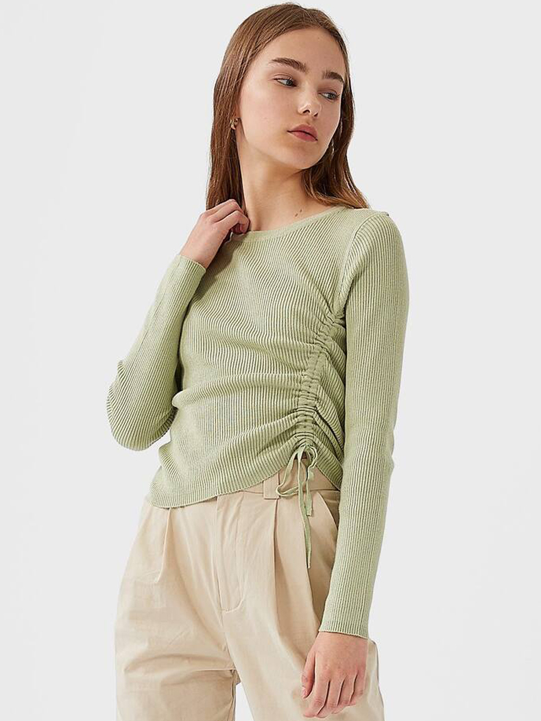 

Джемпер Stradivarius 01564730505 M Фисташковый