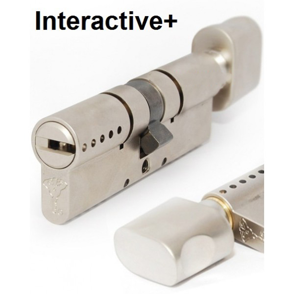 

Цилиндр Mul-T-Lock INTERACTIVE 105мм.(35х70) ключ-тумблер (матовый хром)