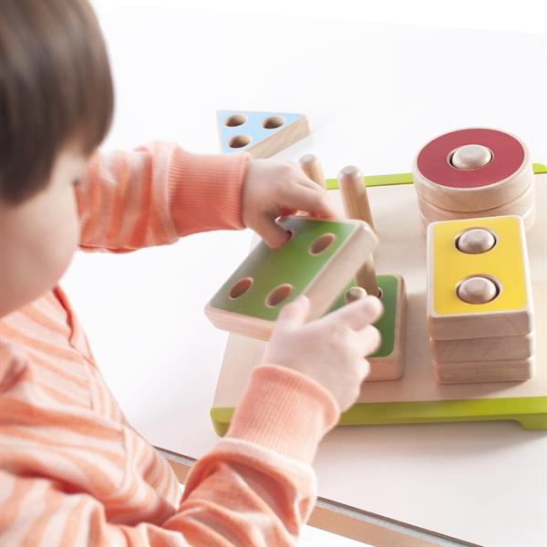 

Деревянная логическая пирамидка Guidecraft Manipulatives Фигуры геометрии (G6738)
