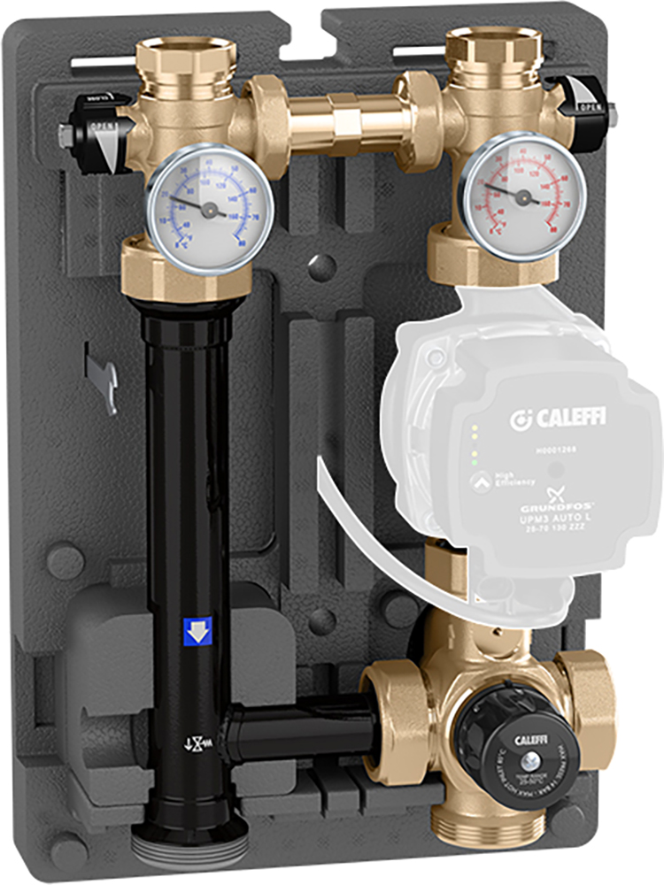 

Группа терморегуляции CALEFFI 1"х1 1/2" без насоса (166609)