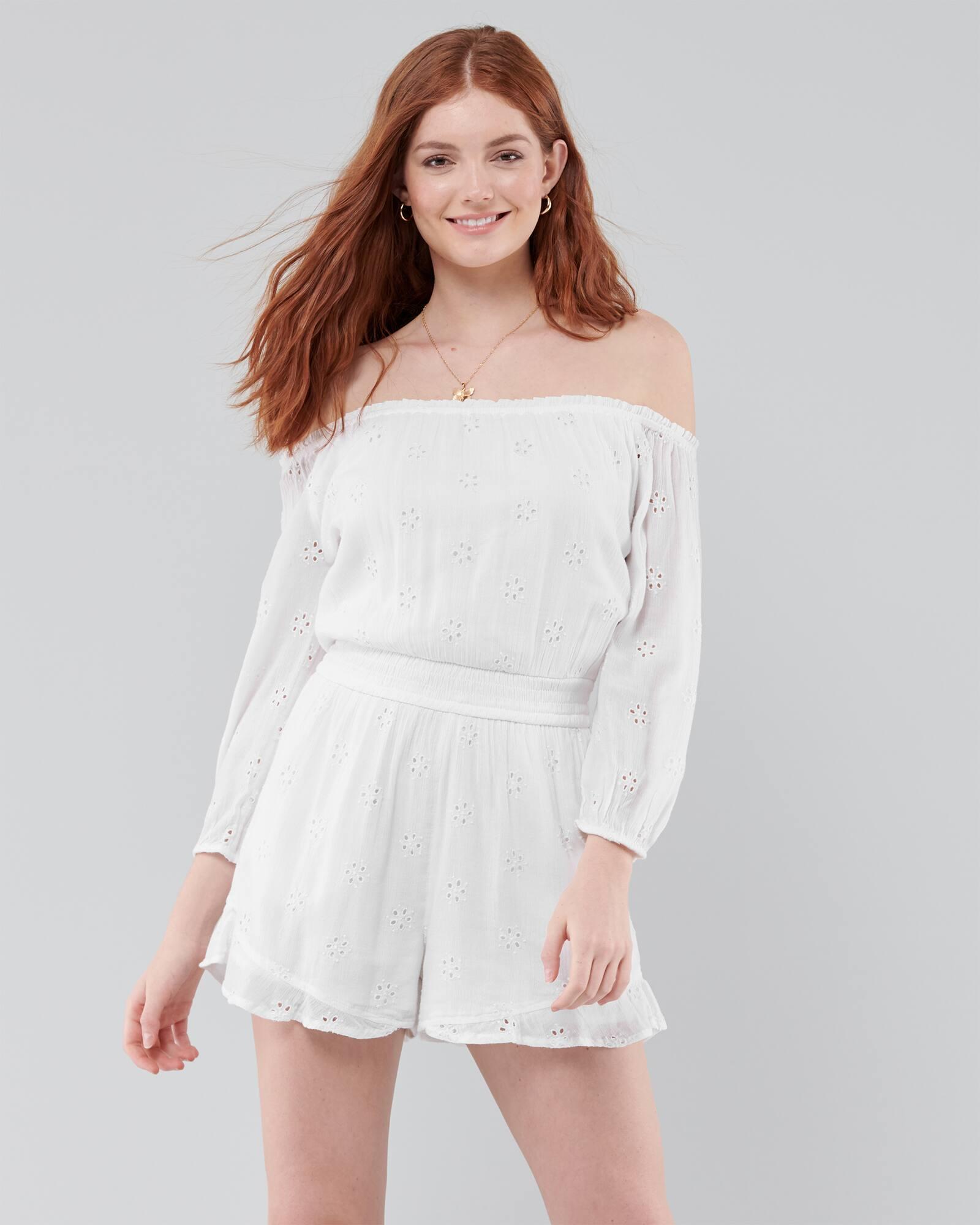 

Полукомбинезон женский - полукомбинезон Hollister HC8479W  Белый, Полукомбинезон женский - полукомбинезон Hollister HC8479W M Белый