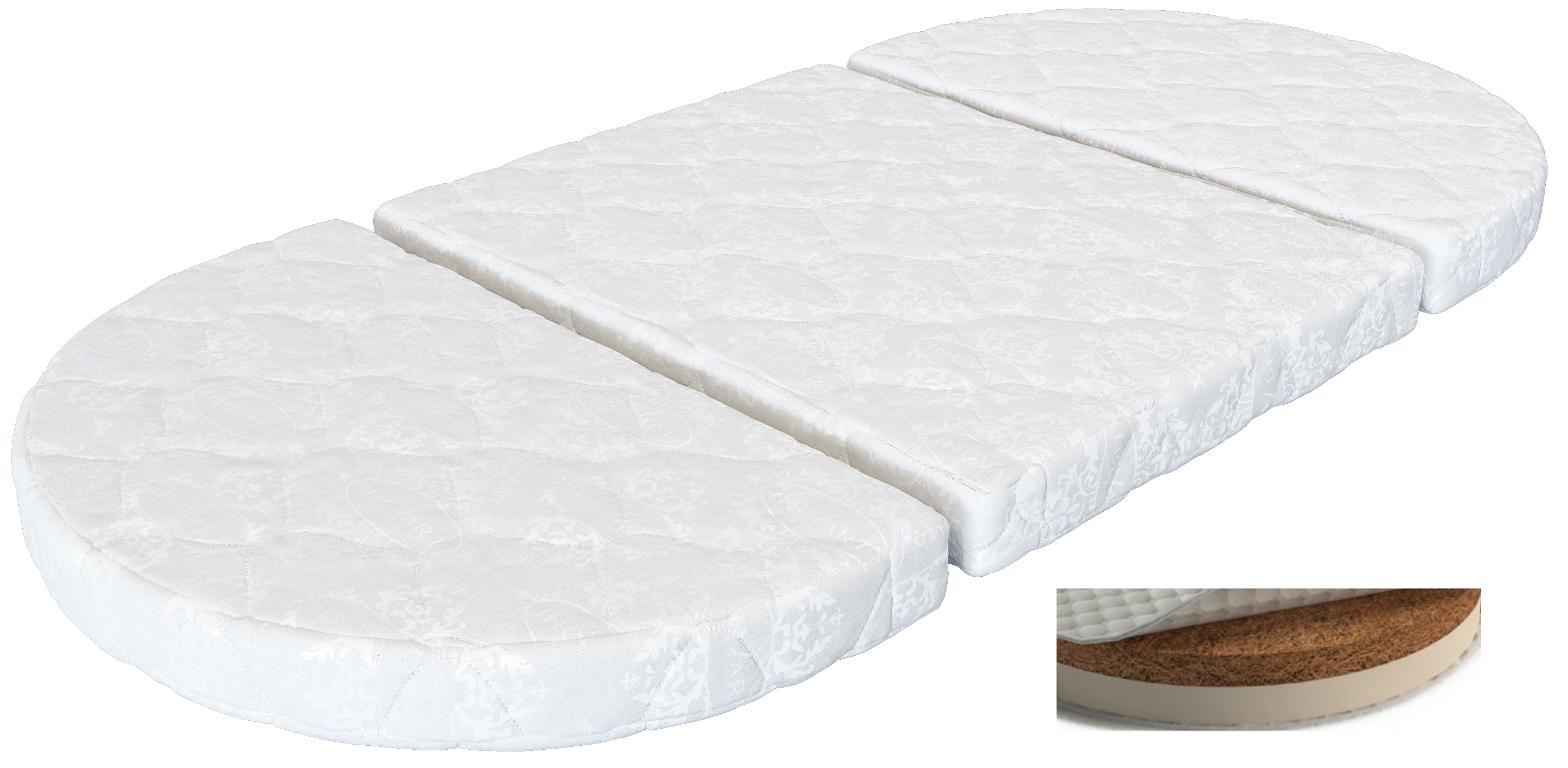 

Матрас-трансформер IngVart Smart Bed Round 721727 72х71/120 см