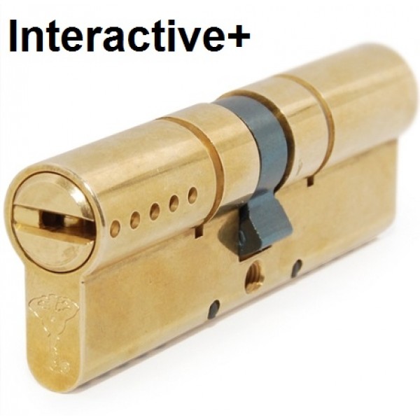 

Цилиндр Mul-T-Lock INTERACTIVE 100мм.(45х55) ключ-ключ (латунь)