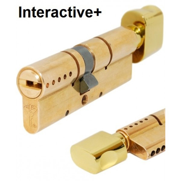 

Цилиндр Mul-T-Lock INTERACTIVE 110мм.(50х60) ключ-тумблер (латунь)