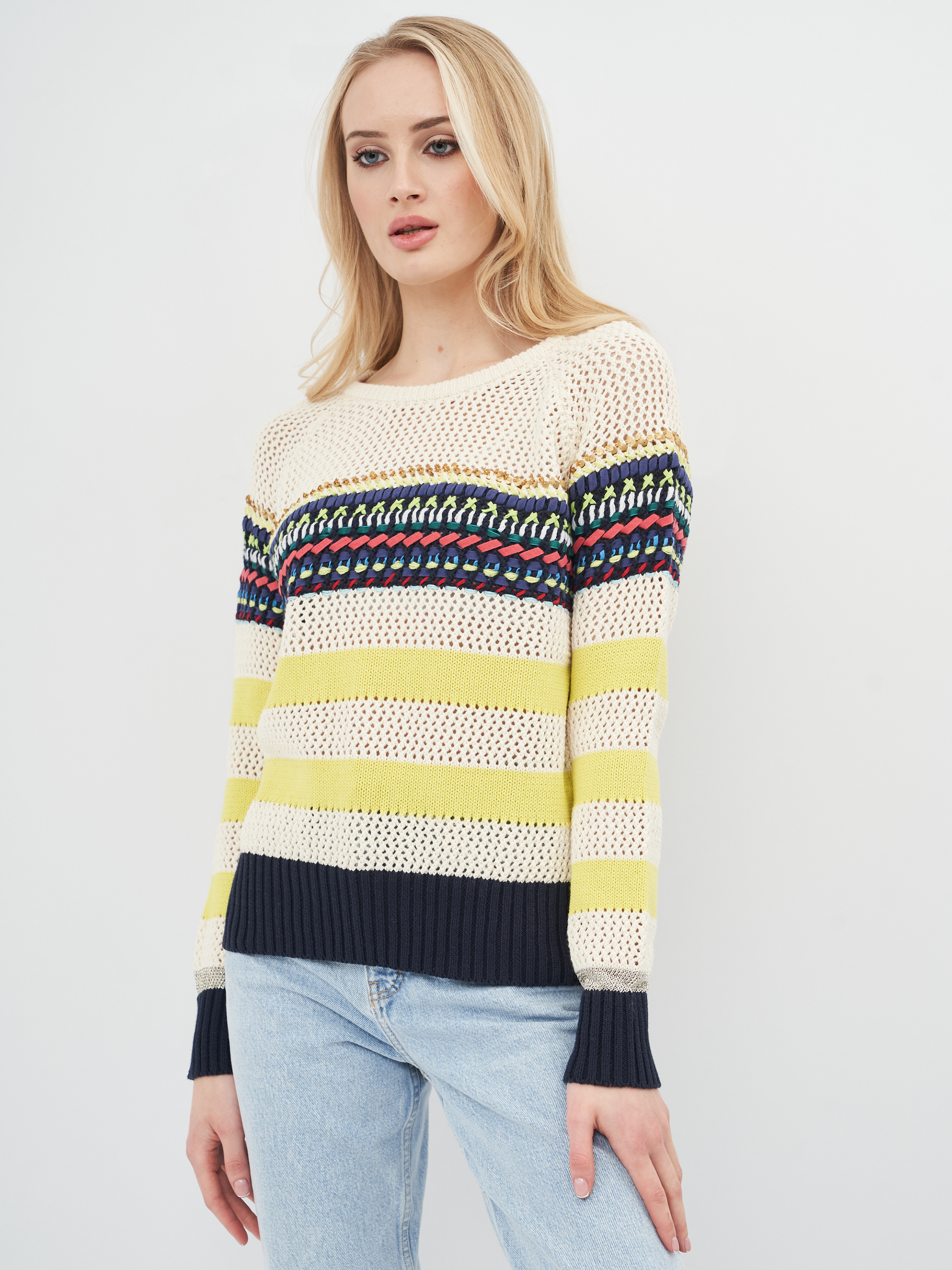 

Джемпер Desigual 72J2WK9/8031 M Бело-желтый
