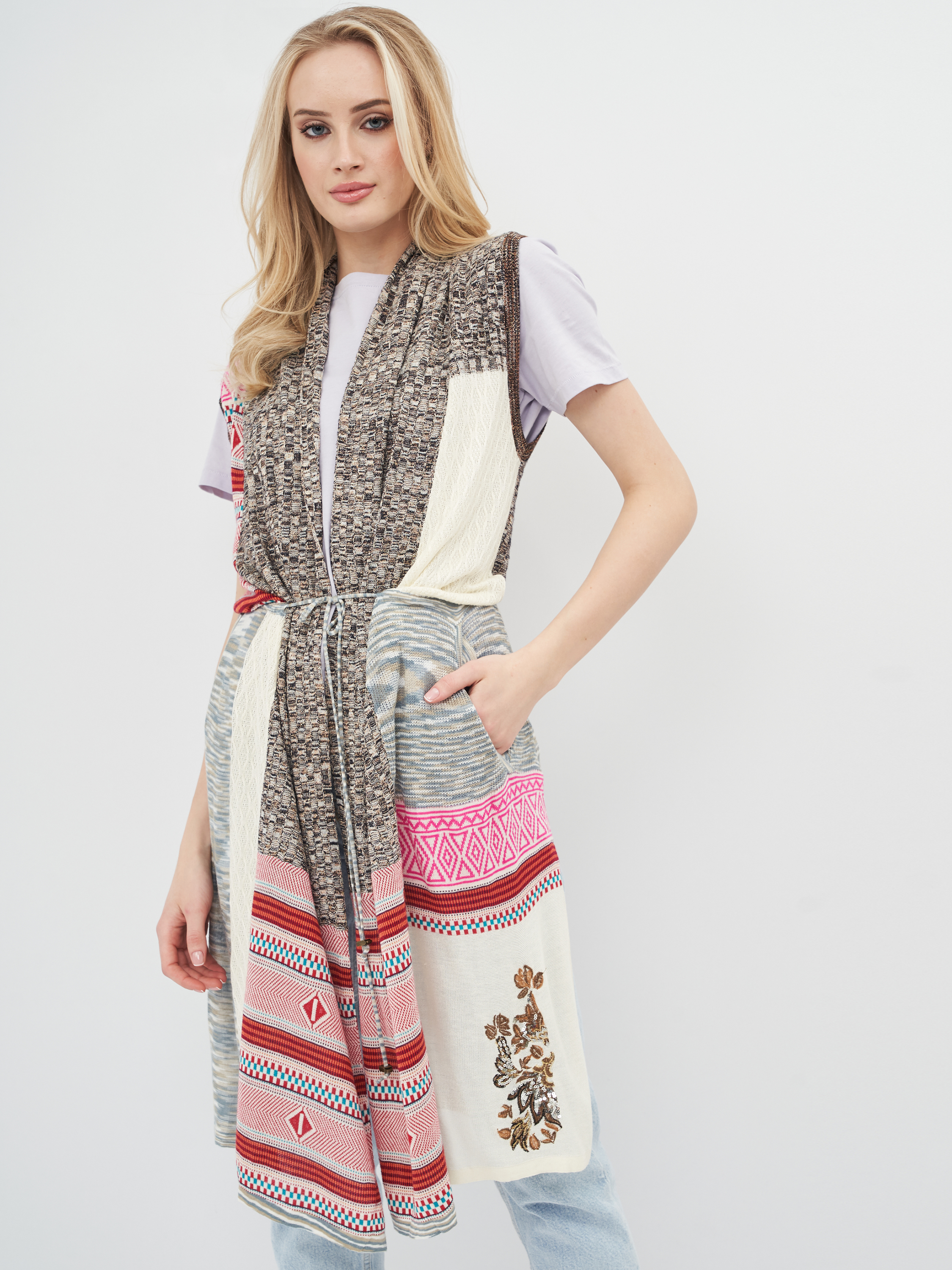 

Кардиган Desigual 73J2YP4/2042 S Молочный