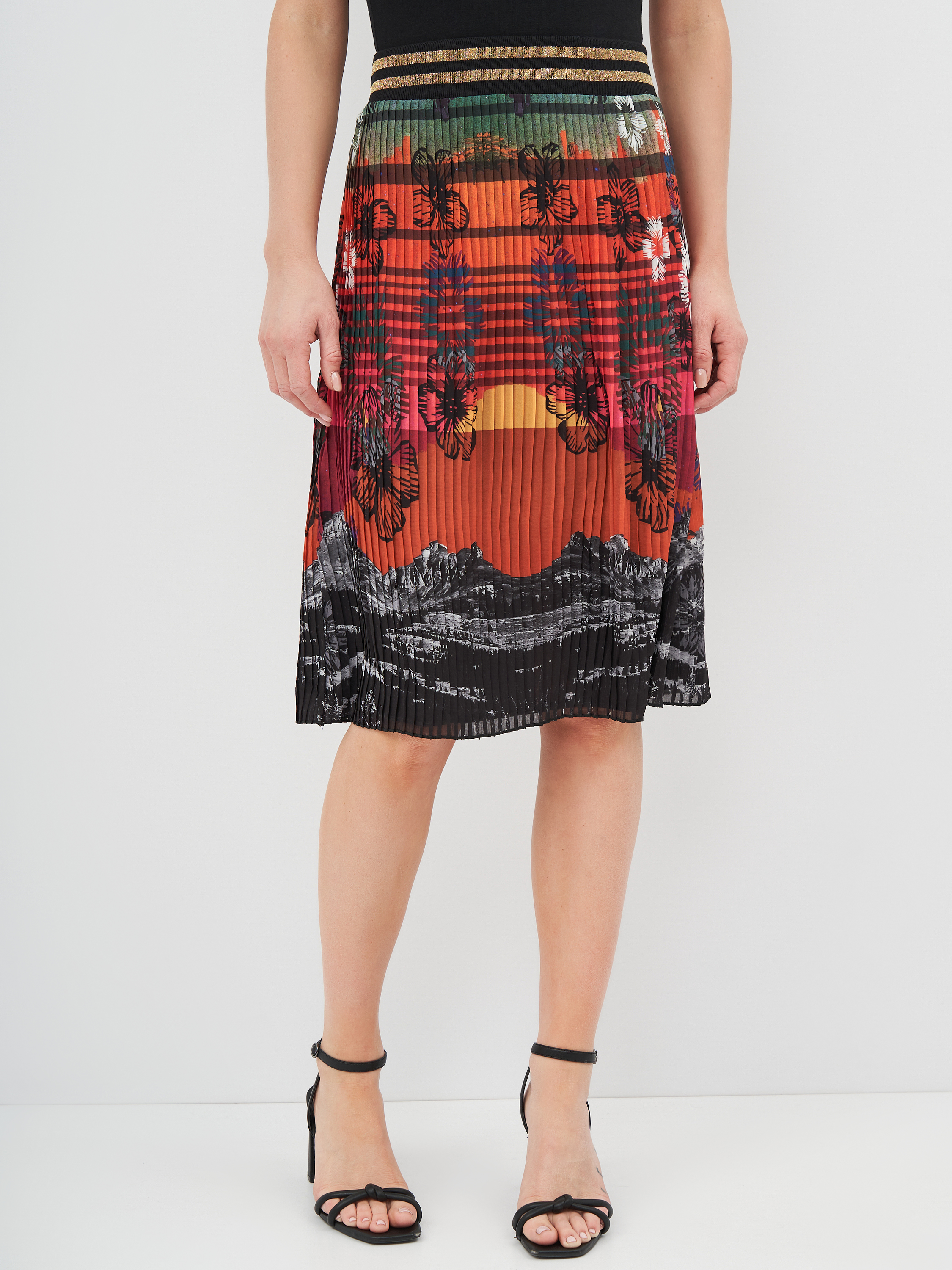 

Юбка Desigual 75F27F3/7052 44 Комбинированная