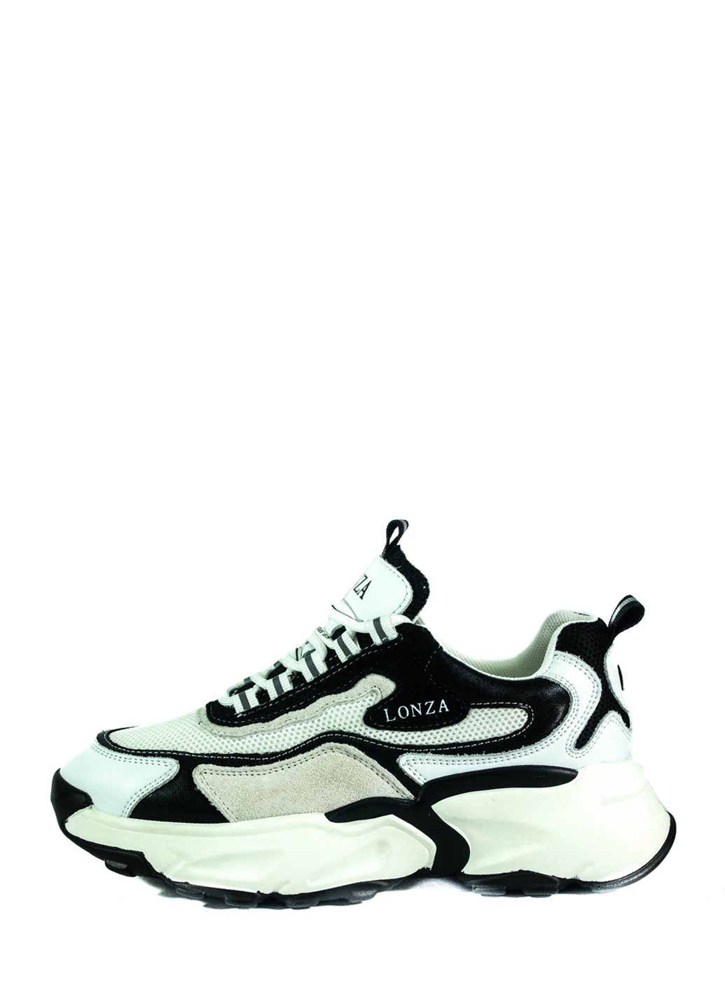 

Кроссовки демисезон женские Lonza 6033 черно-белые (36)