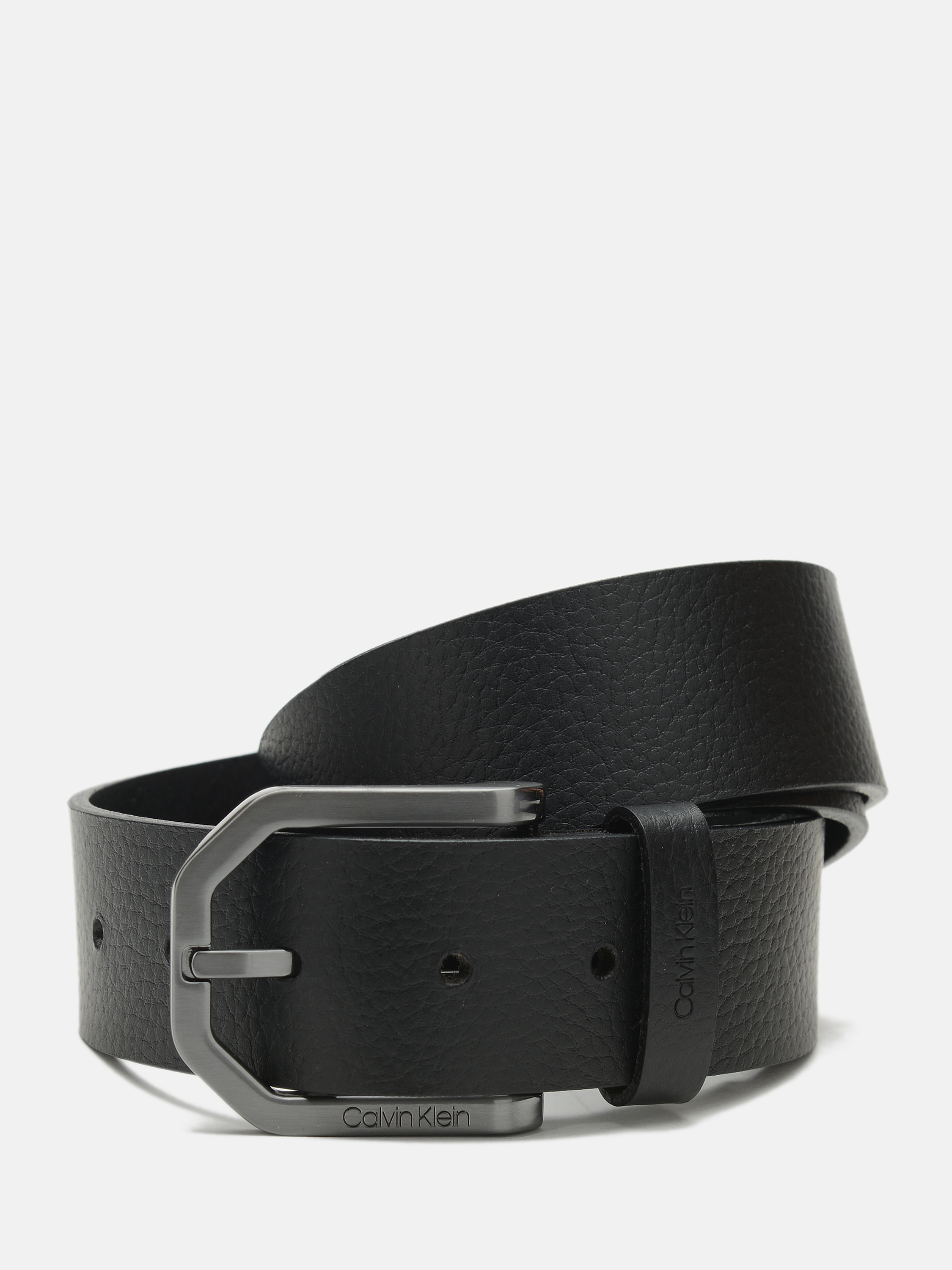

Мужской ремень кожаный Calvin Klein Jeans Essential Plus Faceted Pb 40Mm K50K506875-BAX 90 см Black