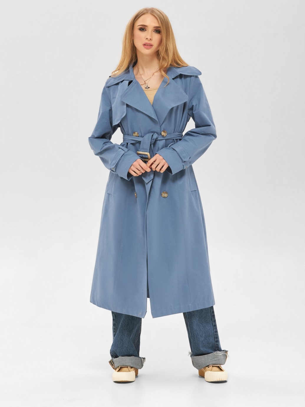 

Тренч Mila Nova Q-88 50 Деним