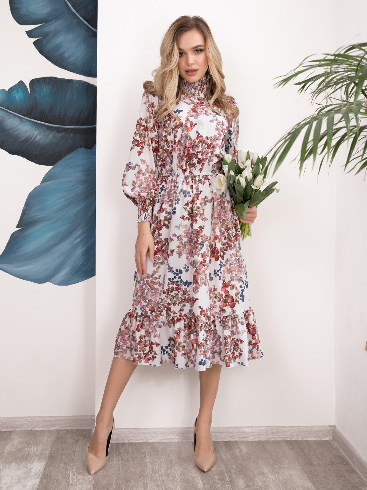 

Платье ISSA PLUS 12522 S Белое
