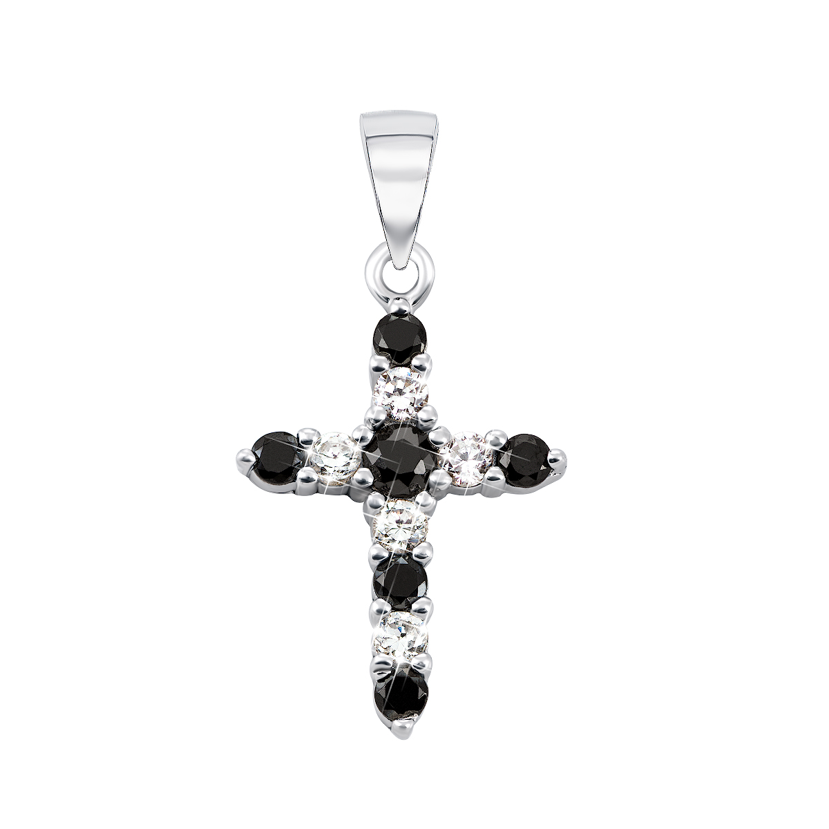 

Серебряный крестик с фианитами 1PE43530/ч