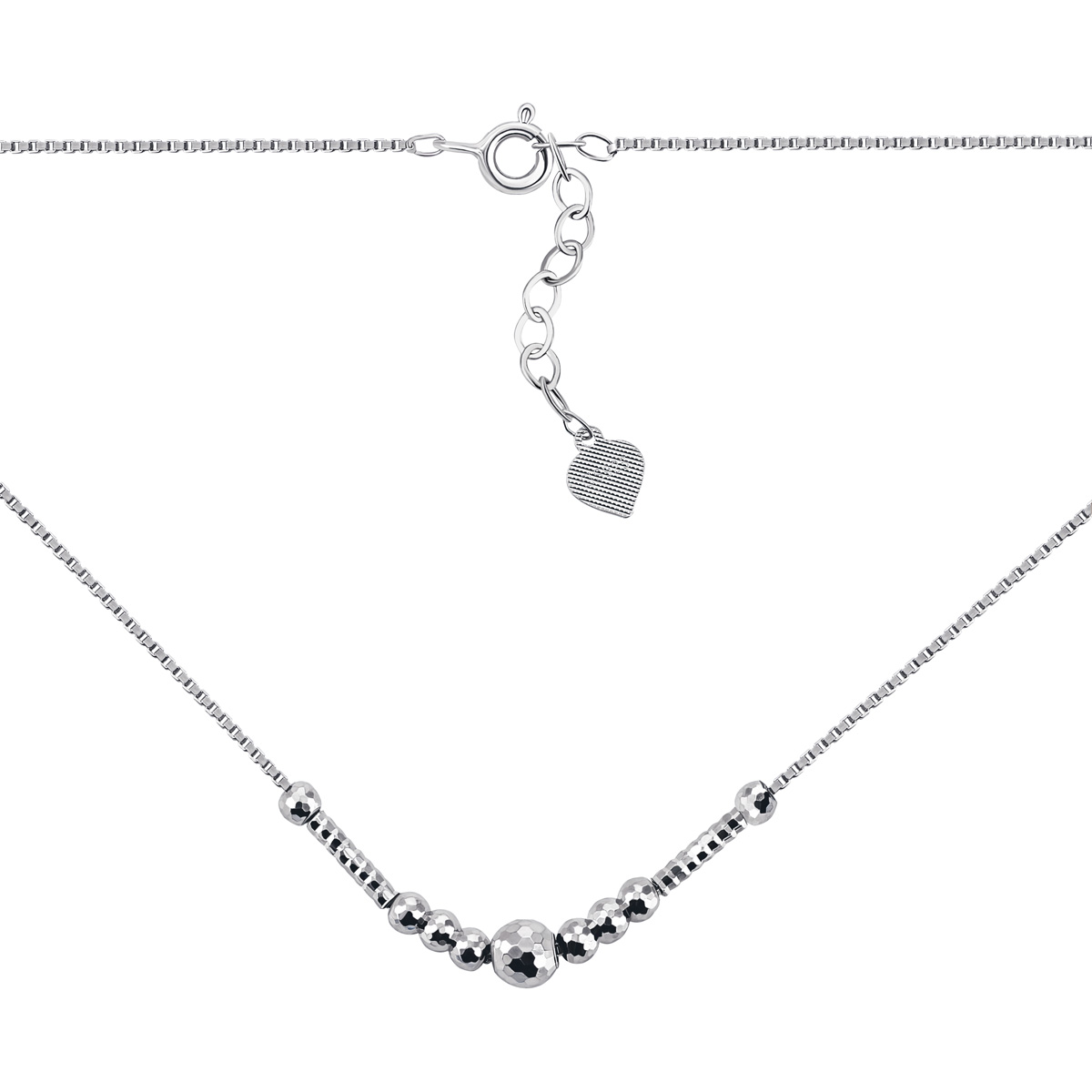 

Серебряное колье 1NE52075