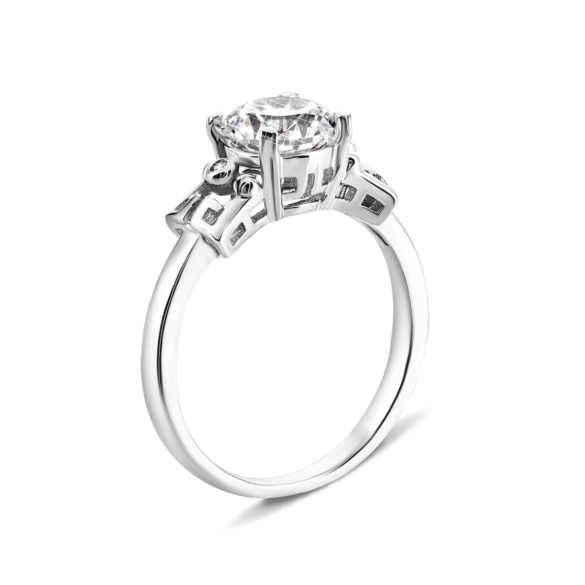 

Серебряное кольцо с фианитами 16 размер 1RI59071-R