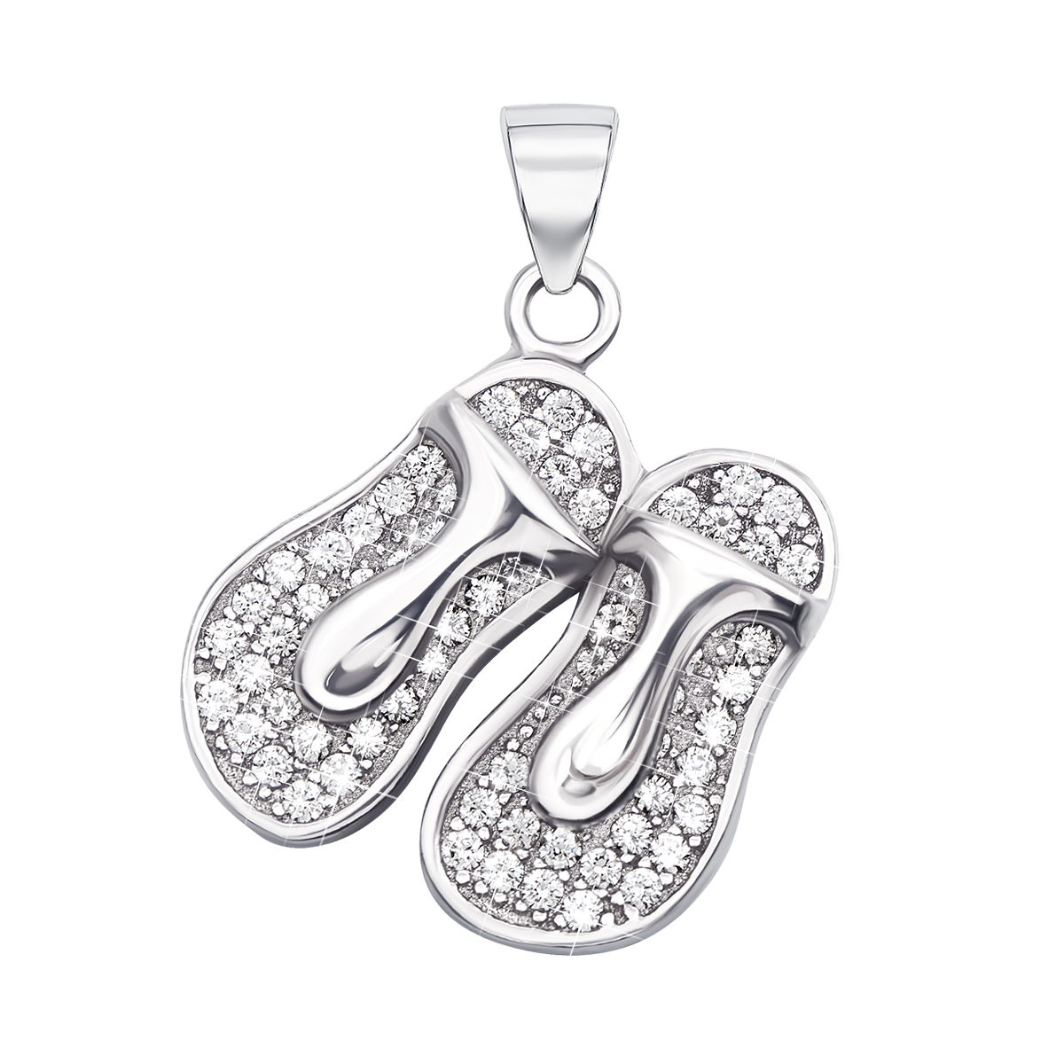 

Серебряная подвеска с фианитами AZ03202