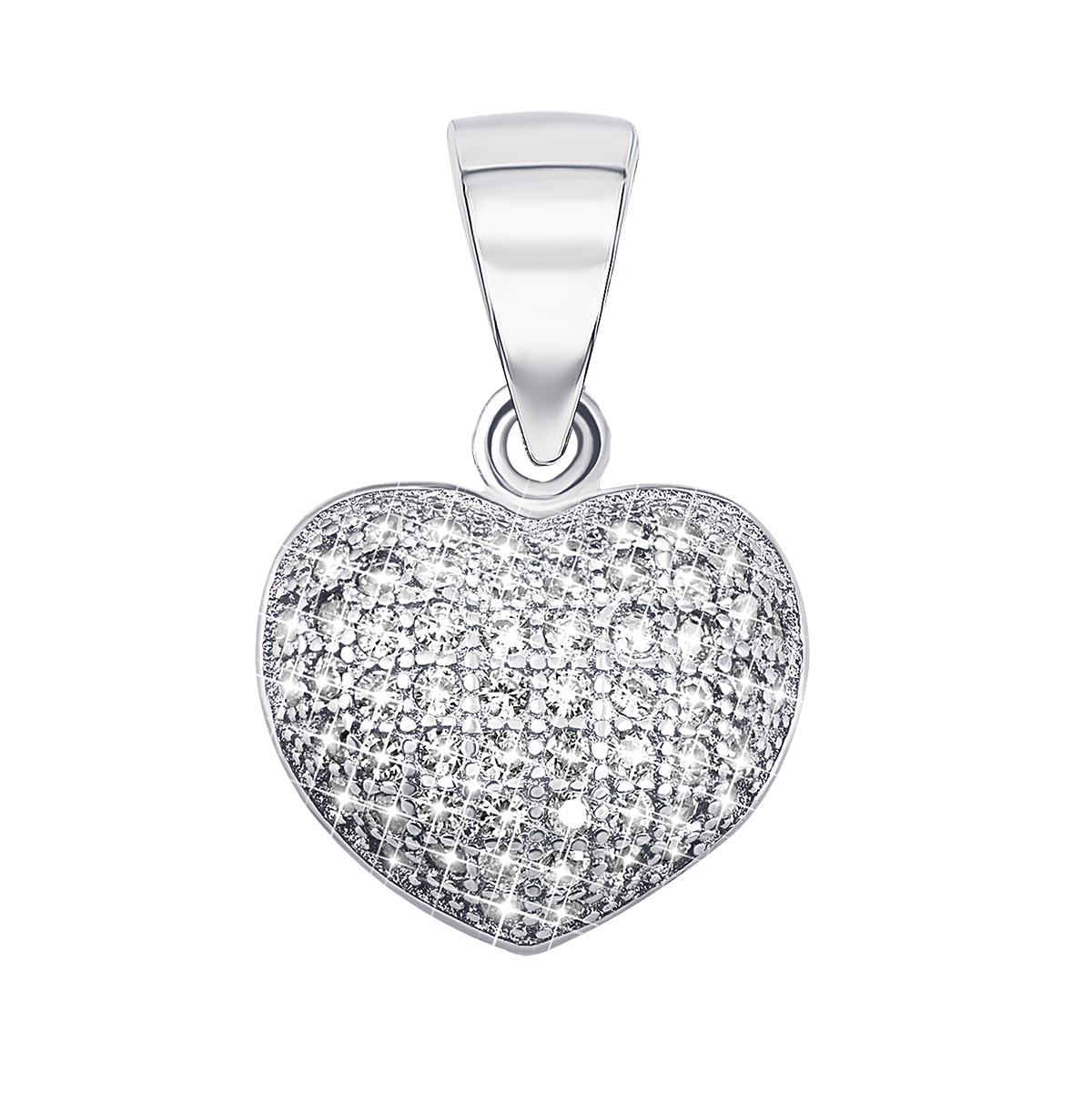 

Серебряная подвеска Сердце с фианитами PPS1723
