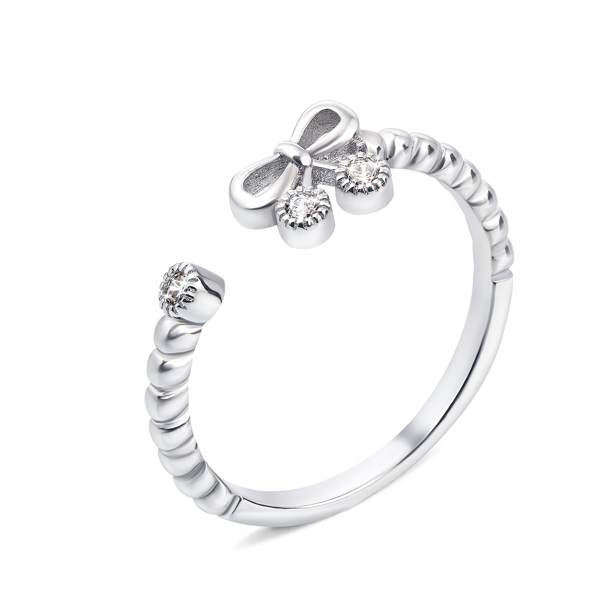 

Серебряное кольцо с фианитами 1RI50158/0-R