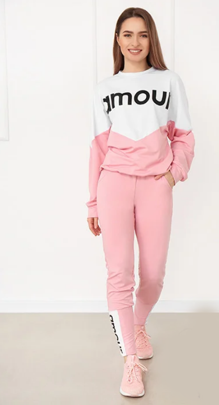 

Женский спортивный костюм Fashion Woman GF7250 р46/ розовый, Женский спортивный костюм Fashion Woman GF7250 р46/48 розовый